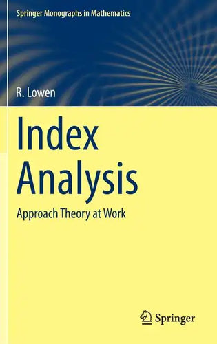 Index Analysis: Approach Theory at Work - Hardcover