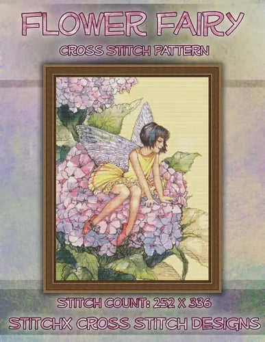 Flower Fairy Cross Stitch Pattern - Paperback