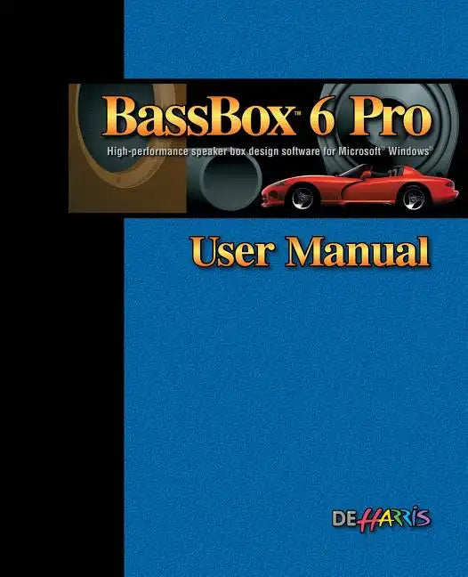 BassBox 6 Pro User Manual - Paperback
