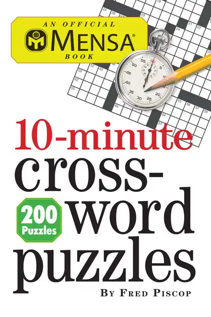 Mensa 10-Minute Crossword Puzzles - Paperback