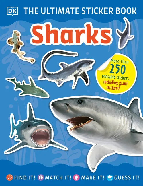 The Ultimate Sticker Book Sharks - Paperback
