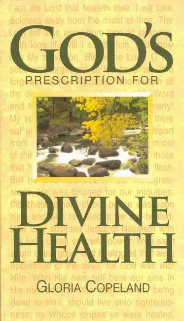 God's Prescription for Divine Health - Paperback