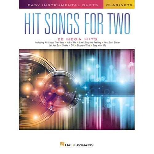 Hit Songs for Two Clarinets: Easy Instrumental Duets - Paperback
