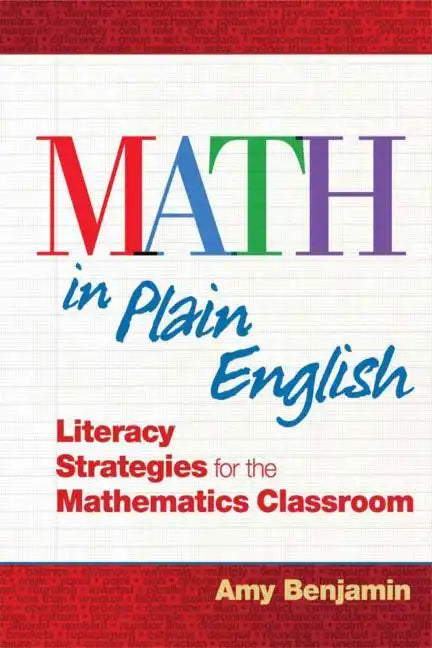 Math In Plain English: Literacy Strategies for the Mathematics Classroom - Paperback