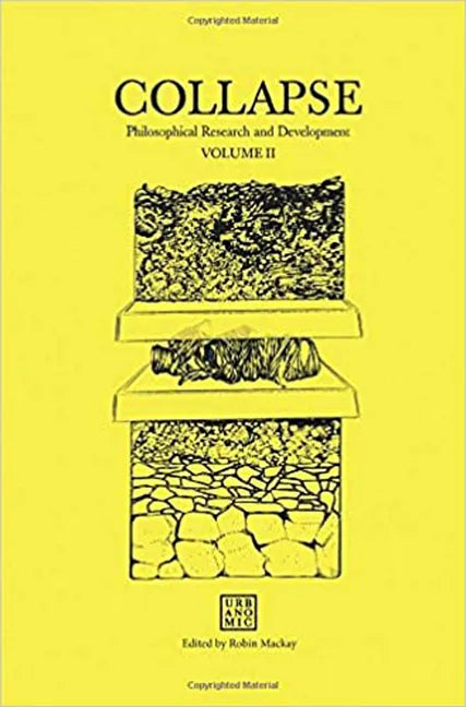 Collapse, Volume 2, Speculative Realism - Paperback