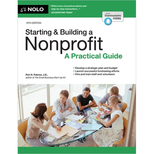 Starting & Building a Nonprofit: A Practical Guide - Paperback