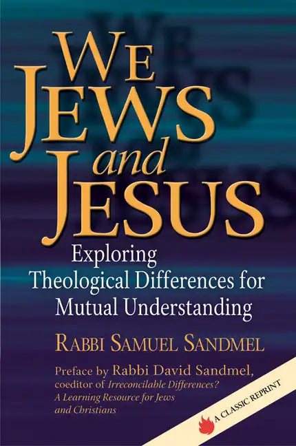 We Jews and Jesus: Exploring Theological Differences for Mutual Understanding - Paperback