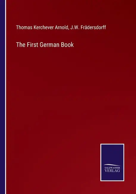 The First German Book - Paperback