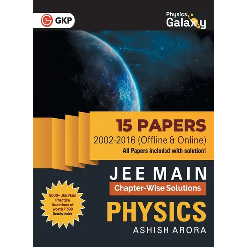 Physics Galaxy 2022: JEE Main Physics - ChapterWise Solutions - 15 Papers (2002-2016) - Paperback