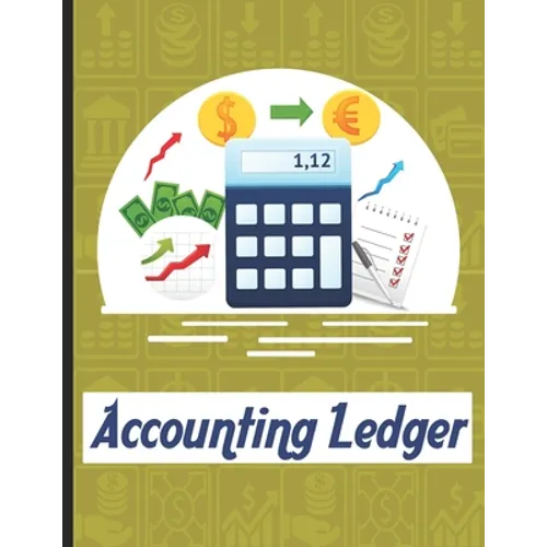 accounting ledgers: for bookkeeping Accounting General Ledge, sustained and long lasting tracking and record keeping Size:8.5