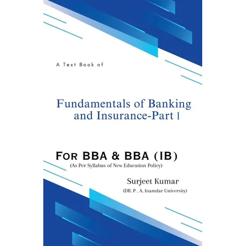 Fundamentals of Banking and Insurance - Part I - Paperback