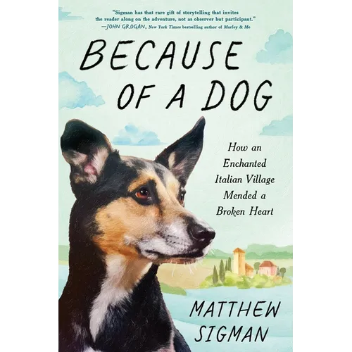 Because of a Dog: How an Enchanted Italian Village Mended a Broken Heart - Paperback