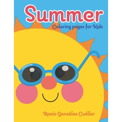 Summer: Coloring pages for kids - Paperback