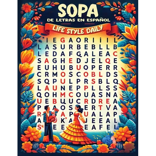 Sopa de Letras en Español: Español Libro Para Adultos Mantén tu Mente Bien Codificada - Paperback