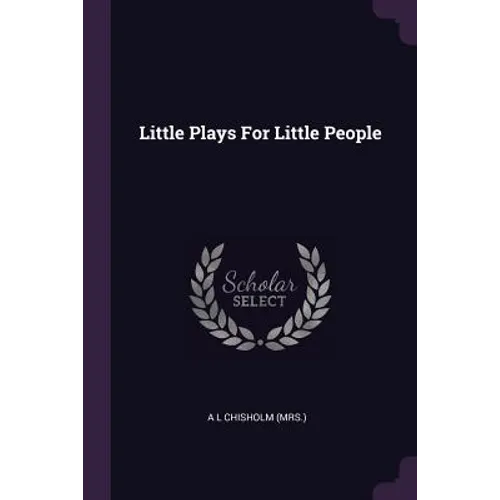 Little Plays For Little People - Paperback