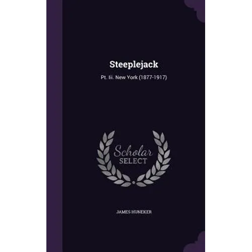 Steeplejack: Pt. Iii. New York (1877-1917) - Hardcover