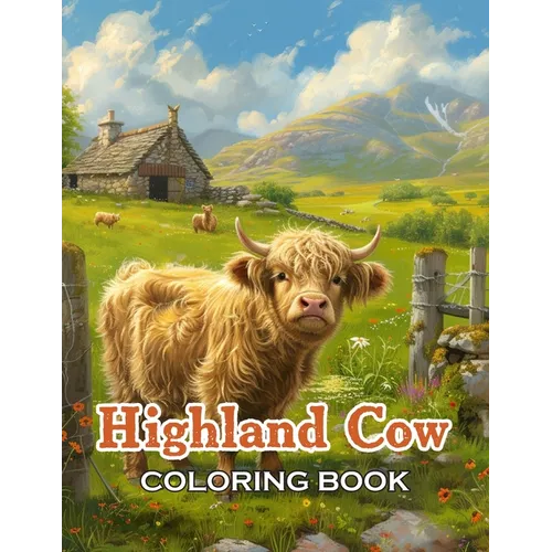 Highland Cow Coloring Book: 100+ Unique and Beautiful Designs for All Ages