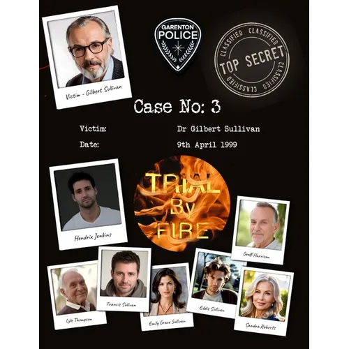 Case 3: Trial by Fire: The Blue Coconut - Cold Case Mystery Crime Police File Game - Paperback