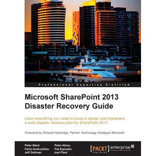 Microsoft Sharepoint 2013 Disaster Recovery - Paperback