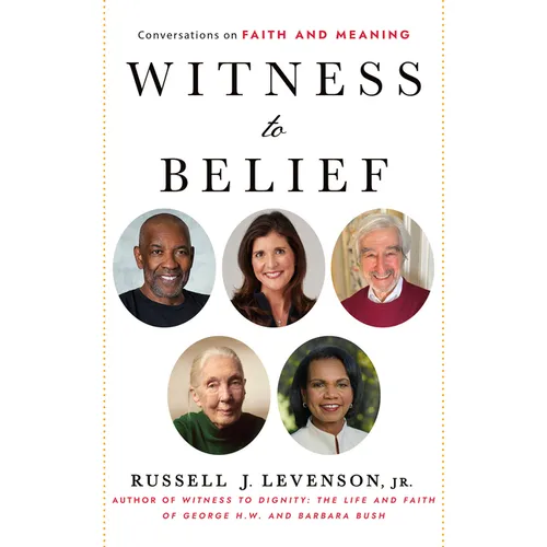 Witness to Belief: Conversations on Faith and Meaning - Hardcover