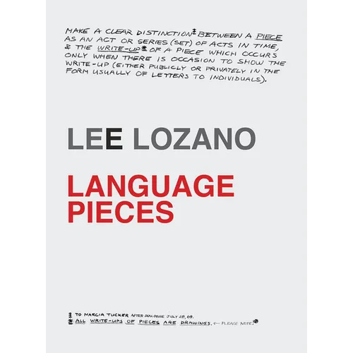 Lee Lozano: Language Pieces - Paperback