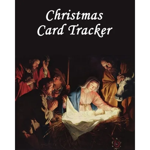 Christmas Card Tracker: Keep all your contact details in one safe place, and keep track of all your family, friends, and aquaintances when it - Paperback