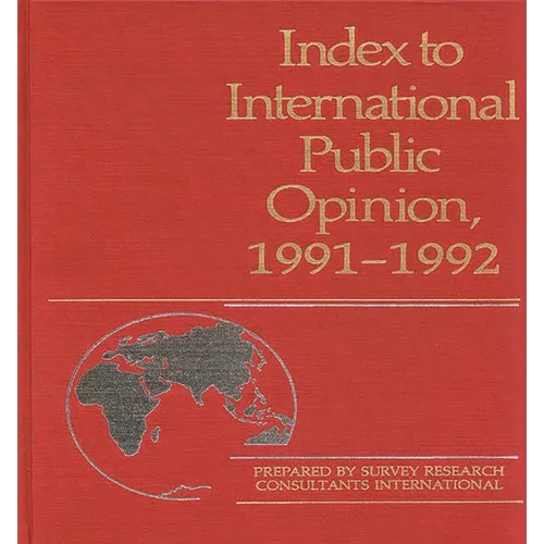 Index to International Public Opinion, 1991-1992 - Hardcover
