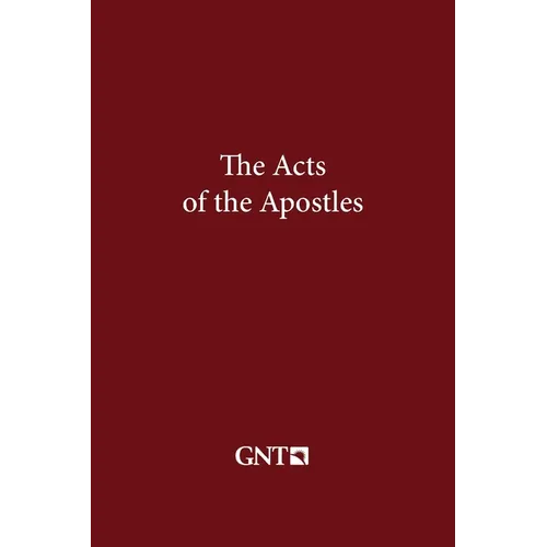 The Acts of the Apostles (GNT) - Paperback