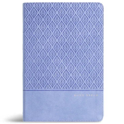 CSB Giant Print Reference Bible, Easy-To-Read Optimal Type, Digital Study Edition, Lavender Leathertouch, Indexed - Imitation Leather