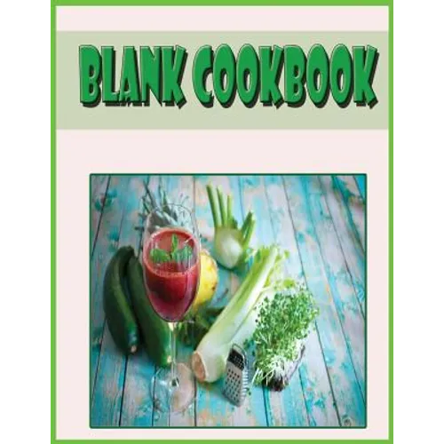 Blank Cookbook - Paperback