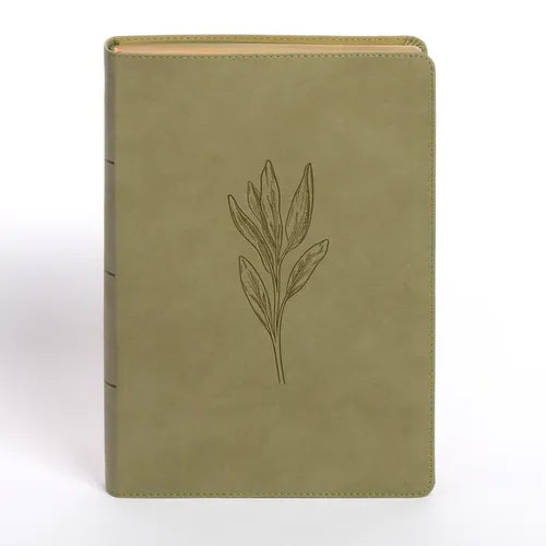 NASB Super Giant Print Reference Bible, Sage Suedesoft Leathertouch - Imitation Leather