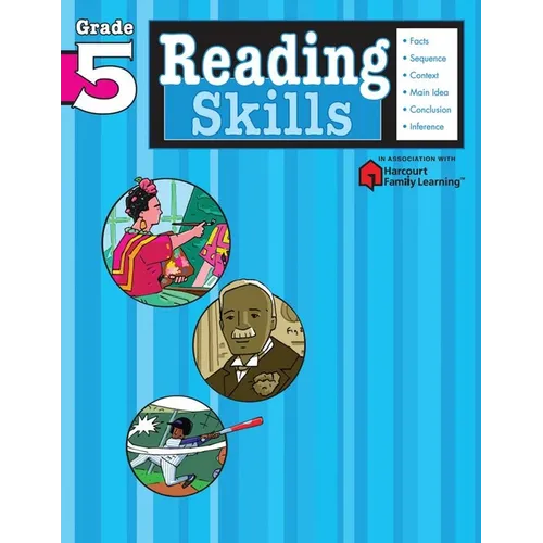 Reading Skills: Grade 5 (Flash Kids Harcourt Family Learning) - Paperback