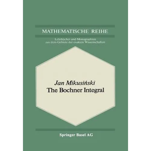 The Bochner Integral - Paperback