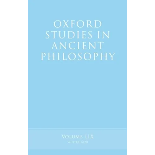 Oxford Studies in Ancient Philosophy, Volume 59 - Paperback