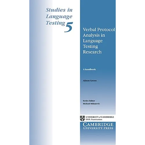 Verbal Protocol Analysis in Language Testing Research: A Handbook - Paperback