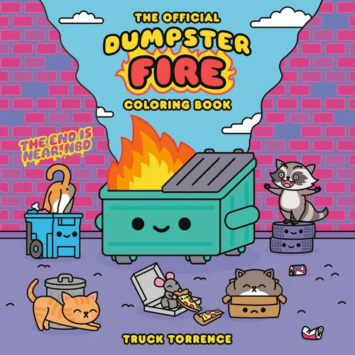 The Official Dumpster Fire Coloring Book - Paperback