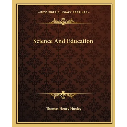 Science And Education - Paperback
