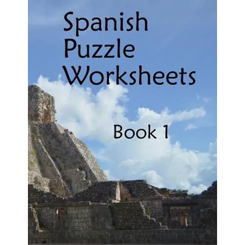 Spanish Puzzle Worksheets: Book 1 - Paperback