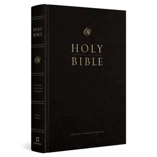 ESV Pew and Worship Bible, Large Print (Hardcover, Black) - Hardcover
