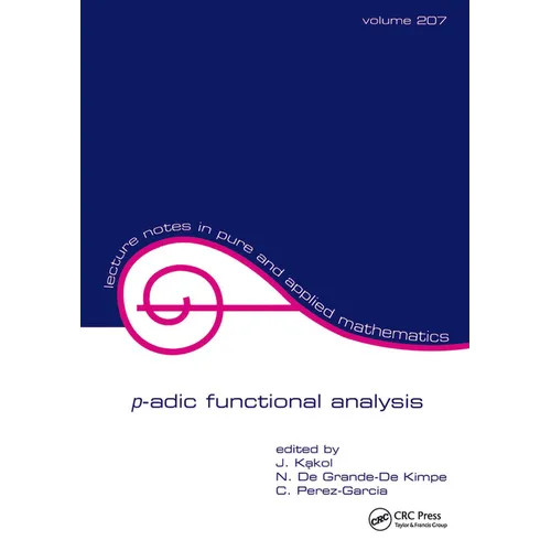 p-adic Functional Analysis - Paperback