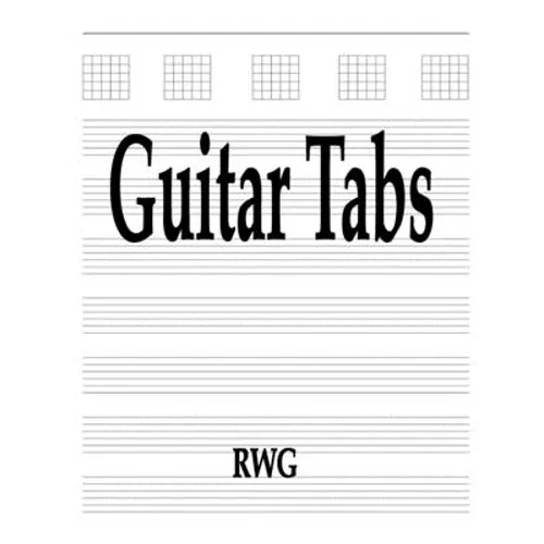 Guitar Tabs: 150 Pages 8.5