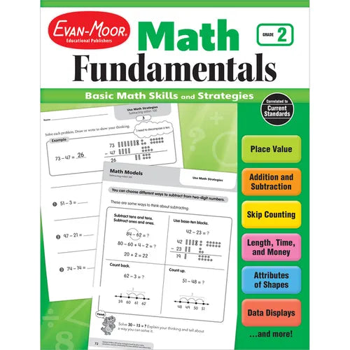 Math Fundamentals, Grade 2 - Paperback