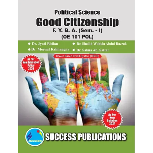 Good Citizenship(F.Y.B.A, Sem.-I) SPPU-Text(English) - Paperback