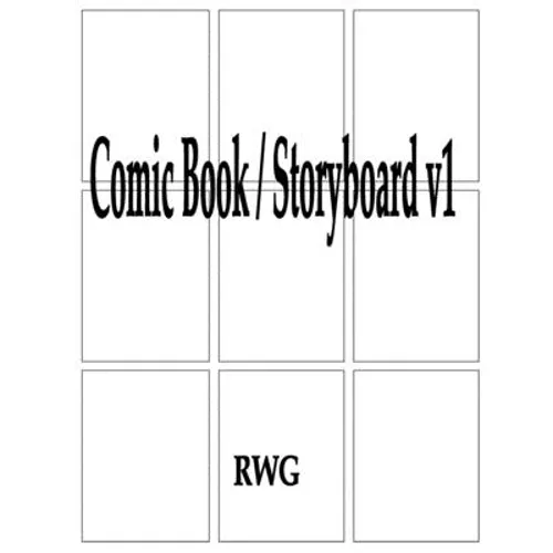 Comic Book / Storyboard v1: 200 Pages 8.5