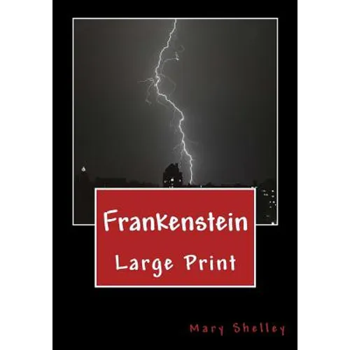 Frankenstein: Large Print - Paperback