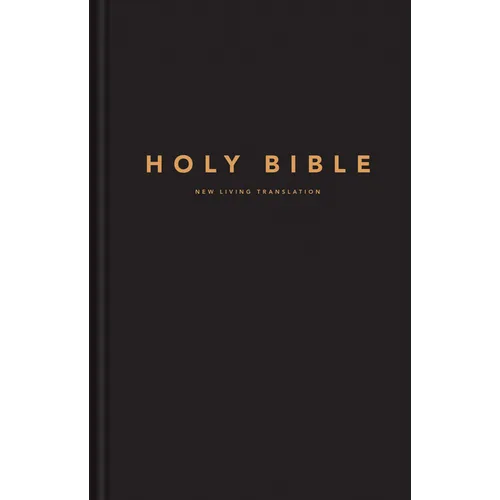 NLT Large Print Pew Bible (Hardcover, Black)