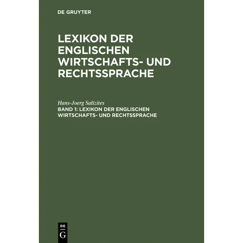English-Deutsch - Hardcover
