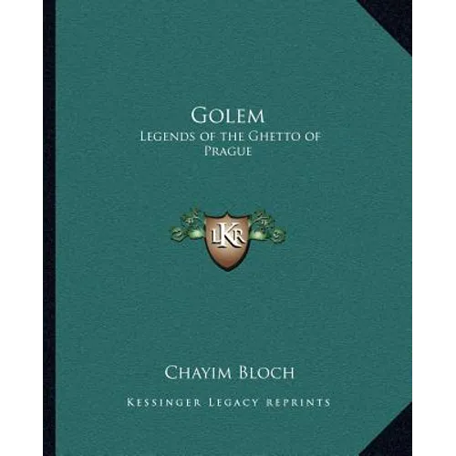 Golem: Legends of the Ghetto of Prague - Paperback