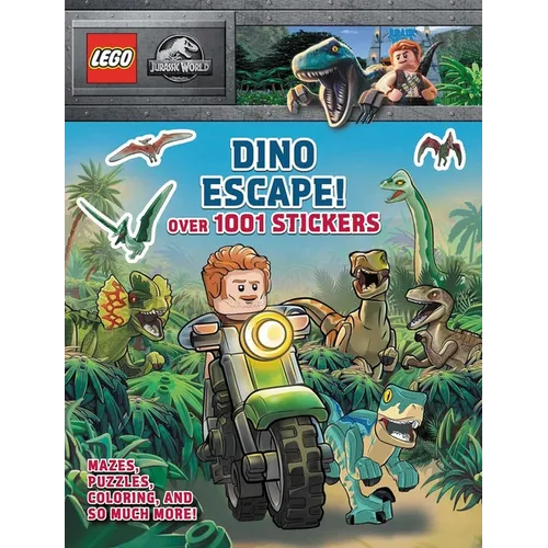 Lego Jurassic World: Dino Escape!: Over 1001 Stickers - Paperback