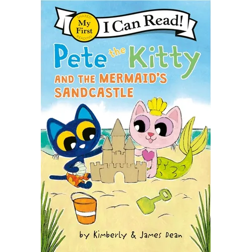 Pete the Kitty and the Mermaid's Sandcastle